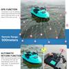 Wireless GPS Fishing Bait Boat with 3 Bait Containers Remo Control Bait Boat with 16-points GPS