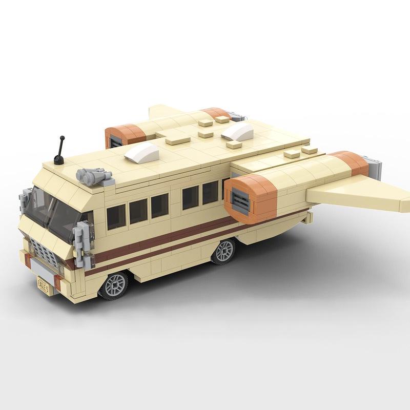 Space Pylon Hawk 5 RV Model - 37608 MOC Building Blocks Compatible with Lego