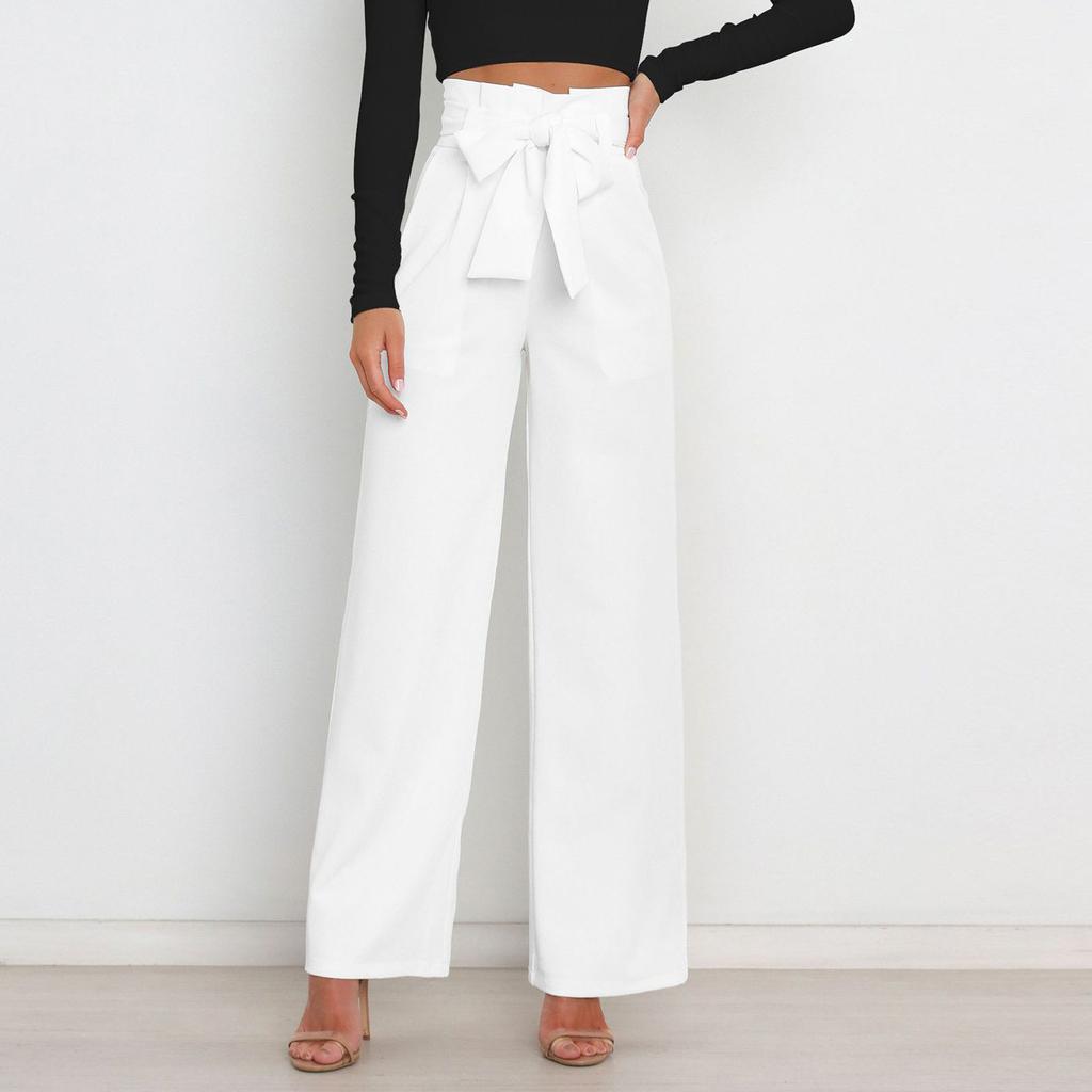 Женские повседневные брюки с темпераментом на рабочем месте, свободные и универсальные прямые брюки, брюки