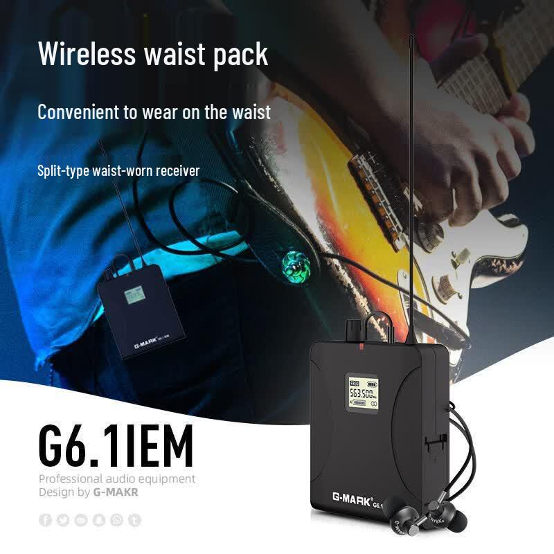 G-MARK G6.1 Стерео Беспроводная Внутриканальная Система Мониторинга