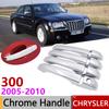 Для Chrysler 300 300c MK1 2005 ~ 2010 Роскошный хромированный внешний чехол для дверной ручки автомобильные аксессуары Набор накладок 2006 2007