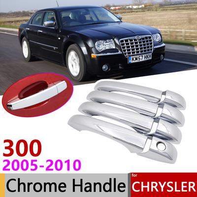Для Chrysler 300 300c MK1 2005 ~ 2010 Роскошный хромированный внешний чехол для дверной ручки автомобильные аксессуары Набор накладок 2006 2007