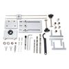 Dowel Jig Kit 3 In 1 Aluminium Alloy Doweling Jig Puncher Locator Joints Tool for Woodworking