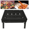 Foldable Barbecue Grill High Temperature Resistant Outdoor BBQ Charcoal Oven for Camping Small Size