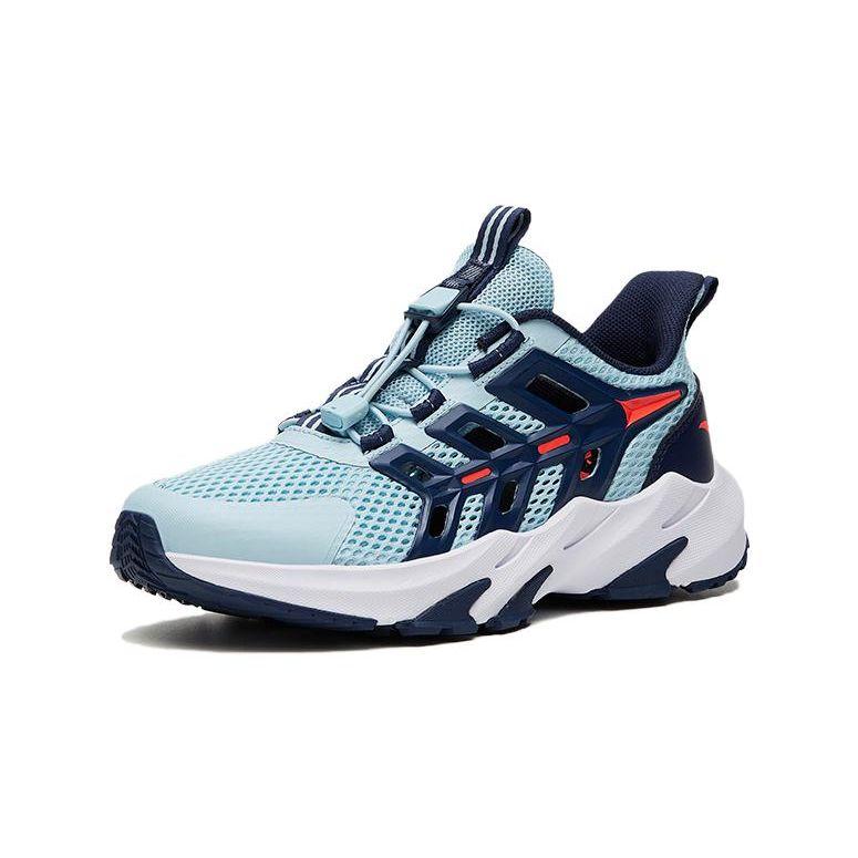 Anta Нескользящие износостойкие спортивные повседневные туфли детские кроссовки белые синие 312326912-2