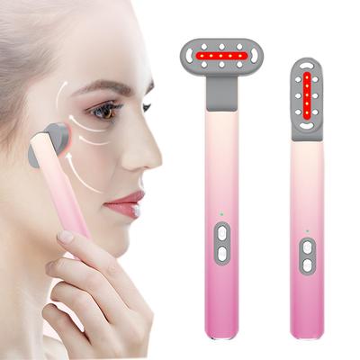 Новый 4 в 1 электрическая фея палочка горячий компресс EMS красный свет терапия инструмент для ухода за кожей глаз массажная палочка для лица массажер для глаз палочка