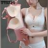 Adjustable Bra Women's Plus Size Bra Women's Underwire Bra Thin Design Gathered Bra Double Breast Support Anti Sagging Bra