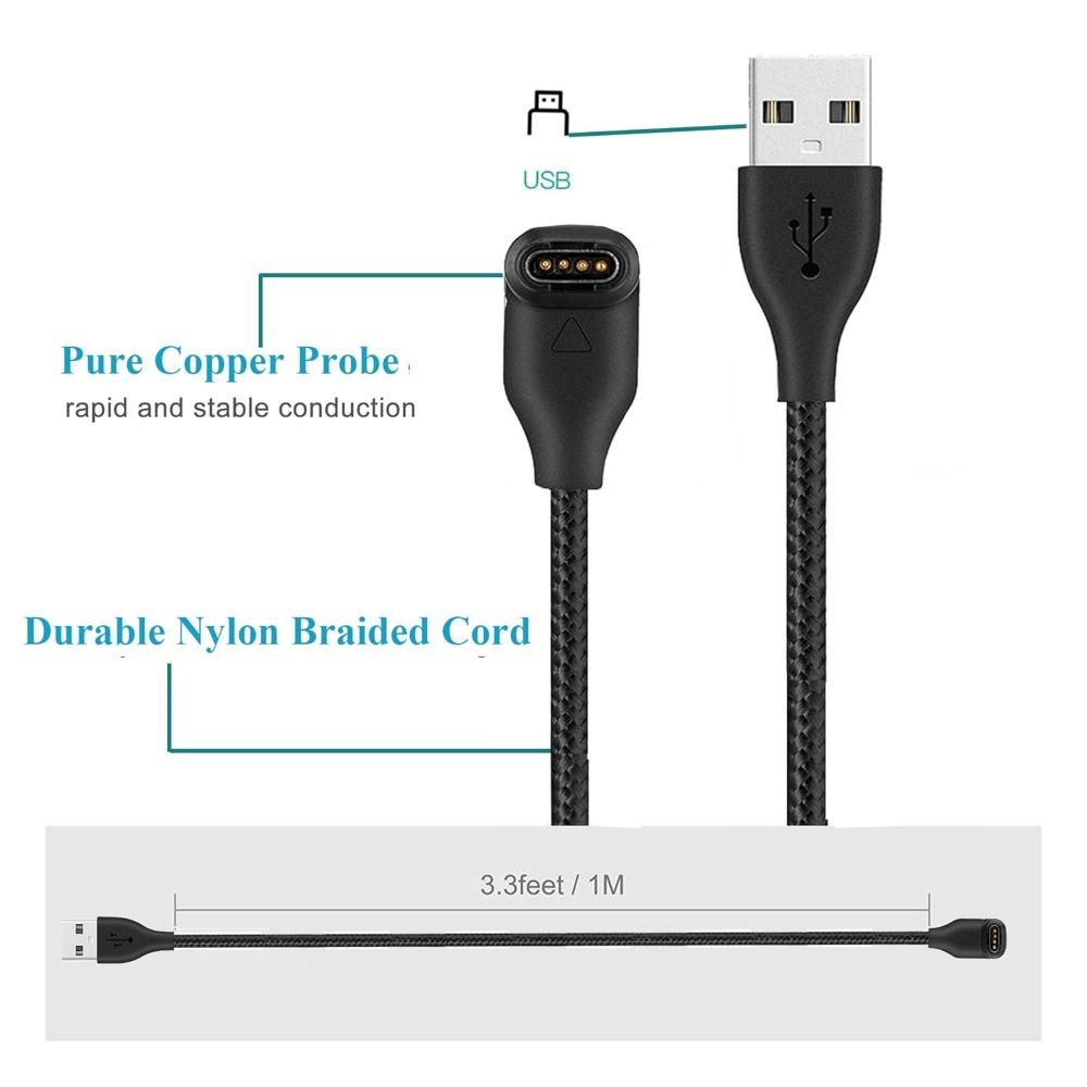 Universal Watch Charger for Garmin Fenix8 7x 6S PRO Vivoactive Forerunner 265s Venu Sq Music 2 2S