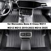 Индивидуальный коврик для пола автомобиля с полной защитой для Mercedes Benz E Class W211 W212 W213 2019-2023 W214 2025 Аксессуары для интерьера Ковер