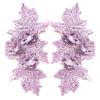 Heavy Lace Lace Applique Colorful Floral Embroidery Trim 3D Embroidered Patch  Clothing Sewing