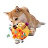 Интерактивная игрушка-мяч для собак для агрессивных жевательных тренировок, декомпрессия, устойчивая к укусам, плюшевая ручка, игрушки для собак с колокольчиками, товары для домашних животных