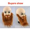 Festival Supplies Halloween Party Fake Beard Moustache Wig Facial Hair Fancy Dress