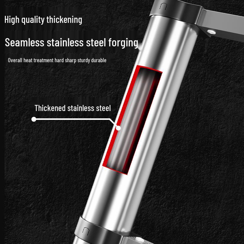 Multi-Functional Portable Telescopic Bamboo Ladder: Household Folding Loft, Step, Engineering, and Lifting Uses