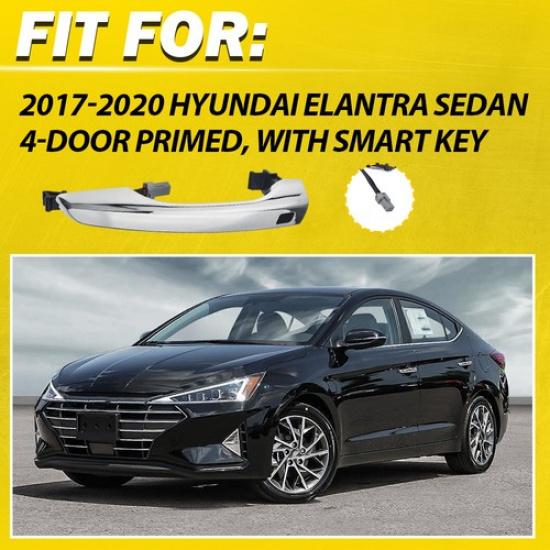 Передняя левая наружная дверная ручка хром для 2017- Hyundai Elantra седан EOOK
