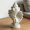 Фигурка Белой Раковины, 3D-печатное Морское Прибрежное Настольное Украшение для Гостиной, Тумбы под Телевизор, Полки Книжного Шкафа, Декора Шкафа