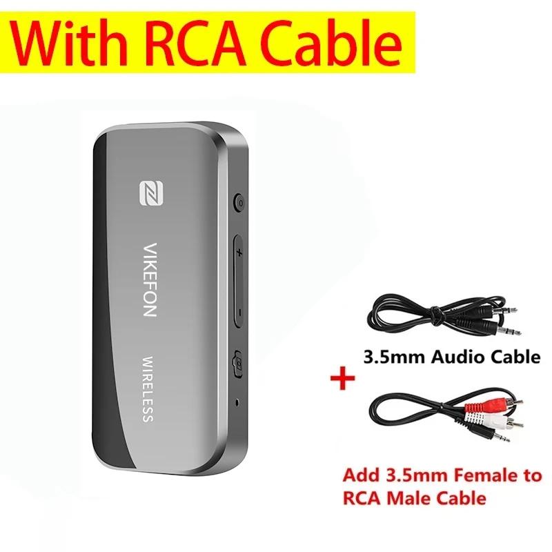 VIKEFON Bluetooth AUX-адаптер Беспроводной USB-донгл NFC Карта памяти TF 3,5 мм Jack Для Телевизора ПК Динамика Автомобильный Комплект Аудио Приемник Передатчик