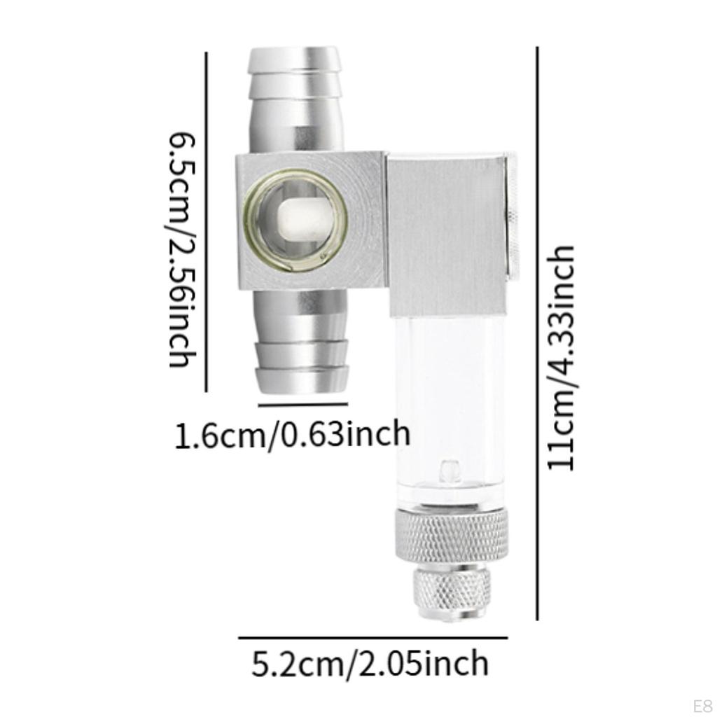 External Inline Aquarium Air Dics Silent Professional Aerator CO2 Diffuser Bubbler