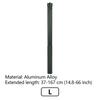 Aluminium Alloy Selfie Stick Pole Extension Monopod For GoPro Hero 12 11 10 9 8 Insta360 X4 X3 X2 DJI Osmo  Action 4 3 2 Camera