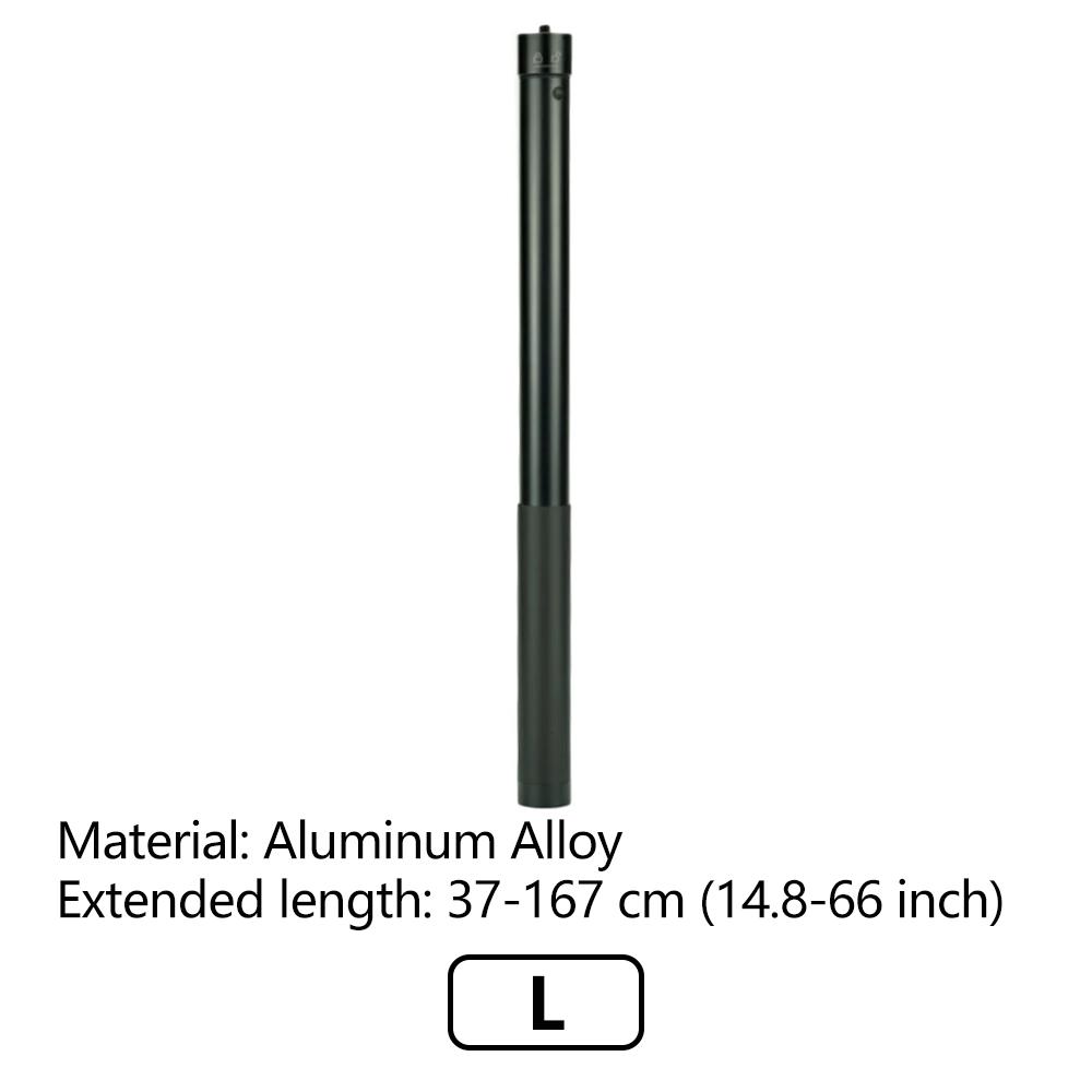 Aluminium Alloy Selfie Stick Pole Extension Monopod For GoPro Hero 12 11 10 9 8 Insta360 X4 X3 X2 DJI Osmo Action 4 3 2 Camera