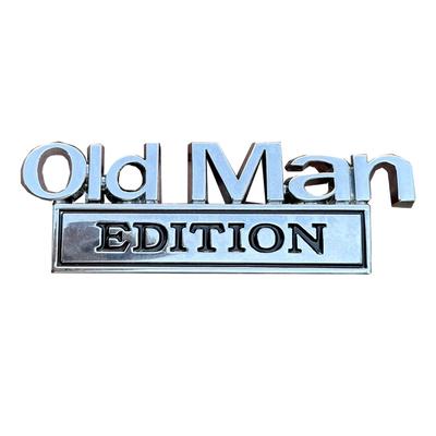 Эмблема автомобиля Old Man Edition 3D Эмблема Наклейка Значок RepreSeint Автомобиль Old Man Edition