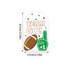 60/120 pcs Football Tags, Rugby Favor Tags for Sport Themed Boy Birthday and Baby Shower Party Gift Wrapping Decoration