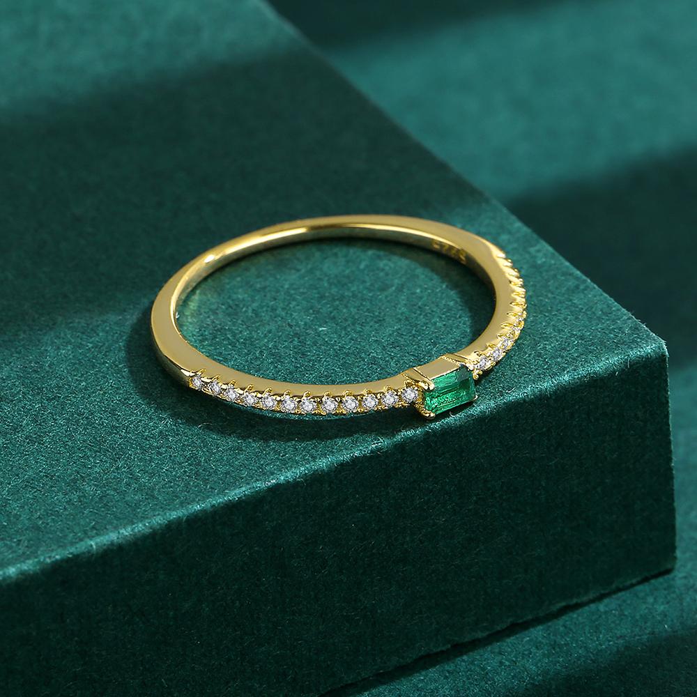 Классические кольца из стерлингового серебра 925 пробы для серег, модные золотые женские кольца с цирконом, обручальные свадебные украшения, вечерние украшения