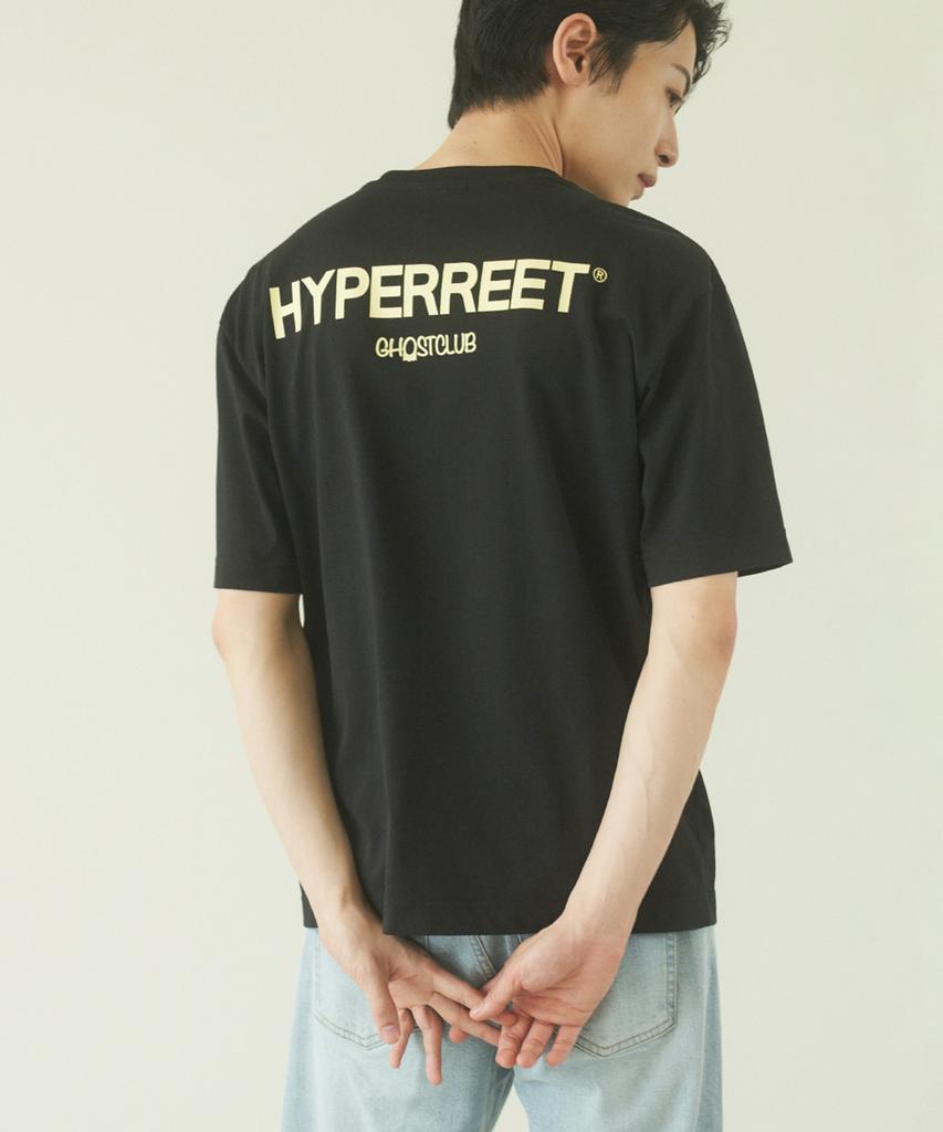 HYPERREET Cool Jersey Big Logo Short Sleeve T-Shirt [ Matte Black] He2Ts915