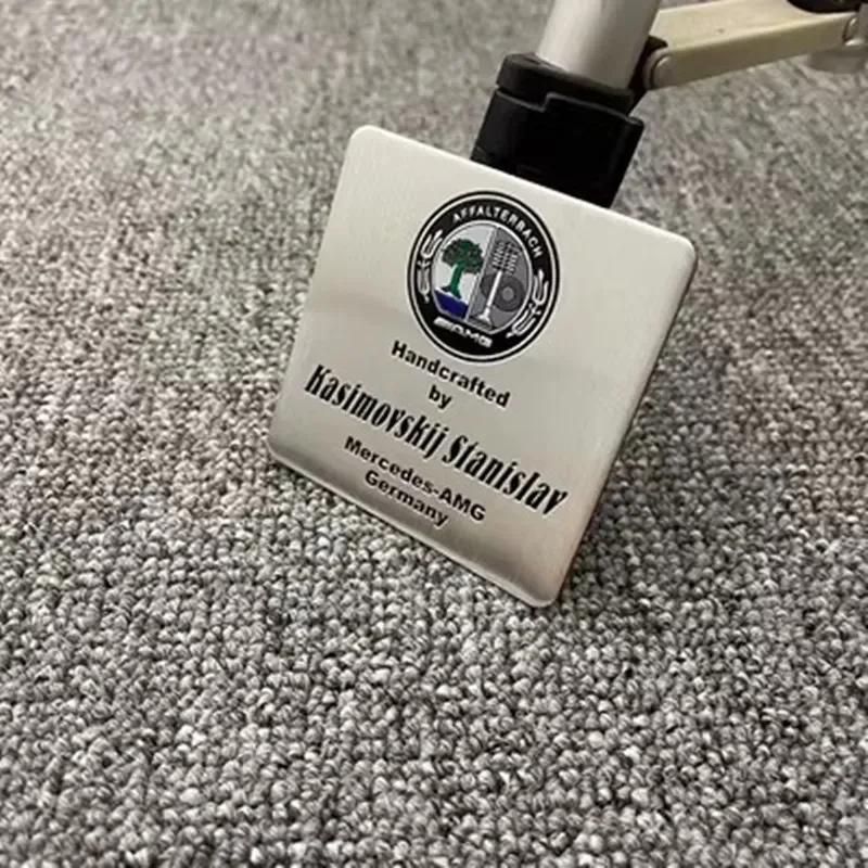 AAVL1 Car Engine Sticker AFFALTERBACH Nameplate Label Emblem Sticker For Mercedes Benz AMG Maybach W205 W213 W166 W177 W463 W464 CLA B