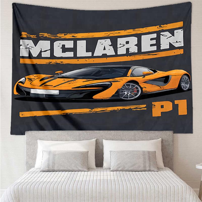 McLaren Automotive Tapestry for Bedroom Aesthetic Classroom Tapestries Wall Hanging for Living Room Dorm Office,Ideal Creative Gift