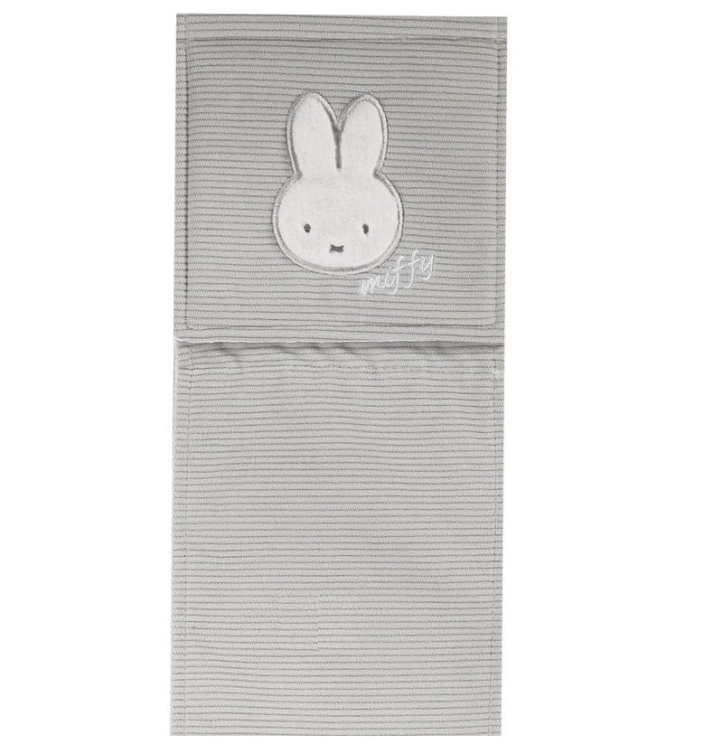 Коврик для туалета Miffy Включает крышку для унитаза и держатель для бумаги Senko Prima Miffy Набор чехлов для туалета с липучками Милый персонаж Набор из 4 предметов, Серый, 58x60см,