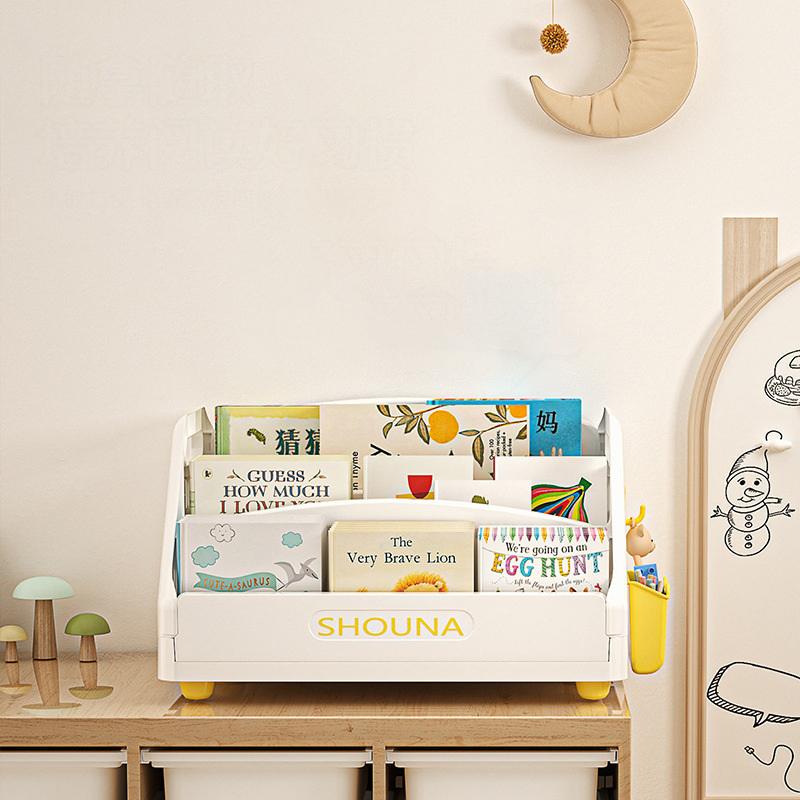 Simple Bookshelf Large Capacity Bookshelf Storage Rack Bedroom Bookshelf Storage Rack Easy To Assemble Bookcase Stackable