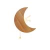Sakura Bracket Light Moon Shape Rabbit Wall Lamp with Wall Room Cute Bracket Light with LED Wall Indirect Wall Mounted Light Hanging, Children's