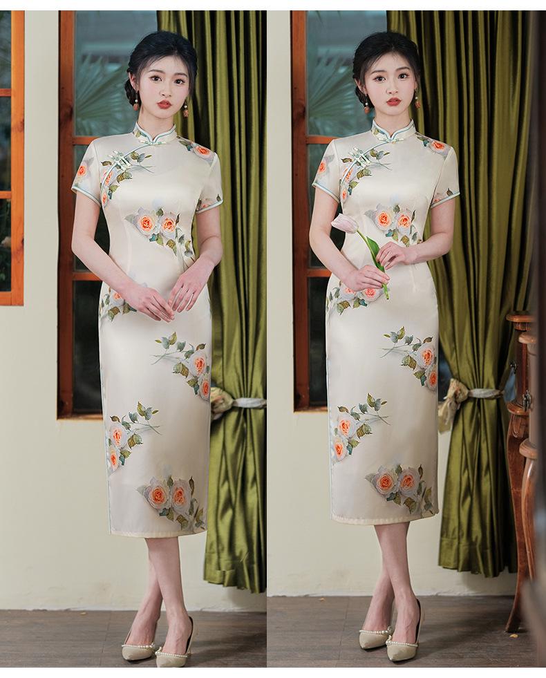 Современный летний чонсам 2024 года: Молодежная, стильная и повседневная национальная одежда