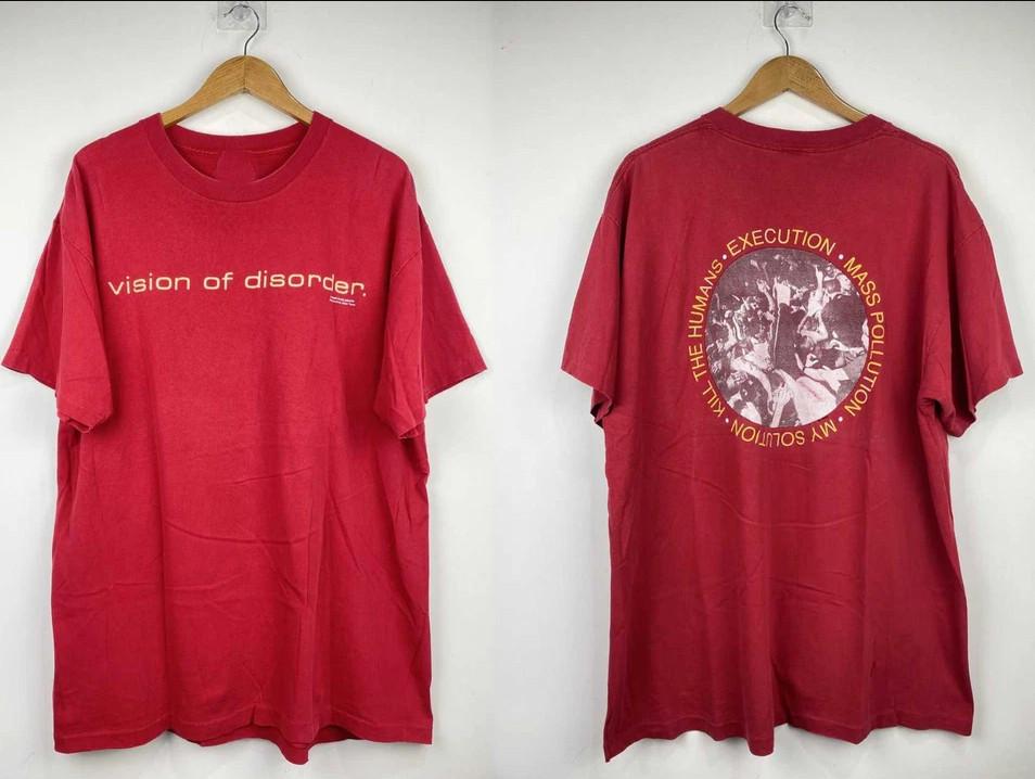 Vintage Vision Of Disorder Unisex Short Sleeve T-shirt, size S-4XL
