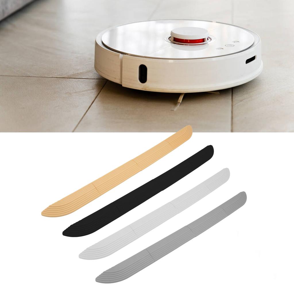 4PCS Sweeper Door Sill Stair Wheelchair Door Sill Assembly Rubber Door Threshold Prot