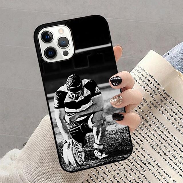 Чехол для телефона в виде мяча для регби для iPhone 17 Air 16 15 14 13 12 Pro Max Plus Max Защитная крышка