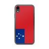 Coque iPhone - Samoa - Drapeau - Souple - Multicolore - Design Fin Et Léger