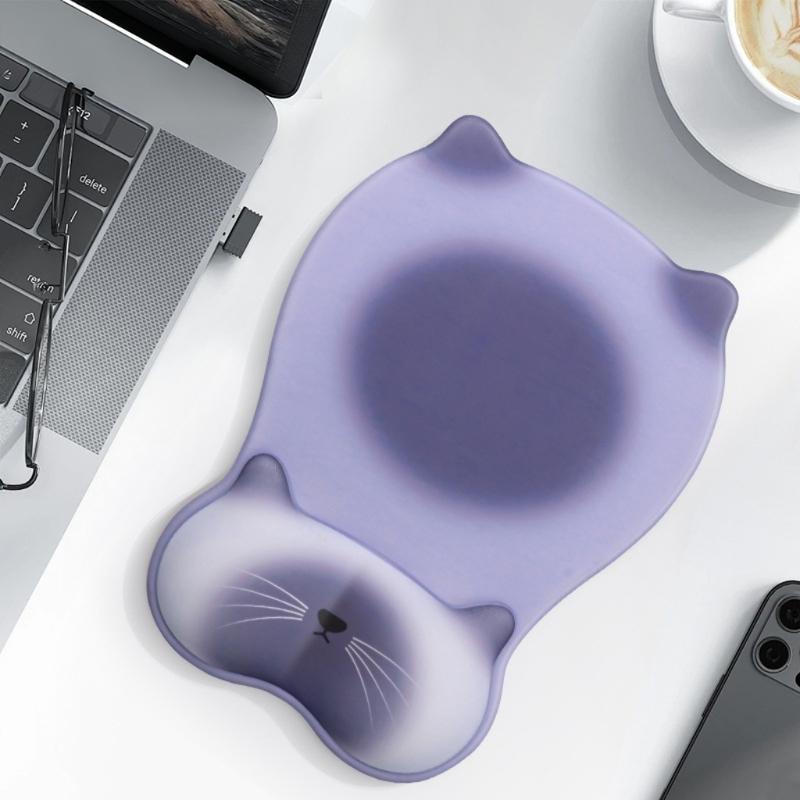 Ergonomic Wrist Support Mouse Pad to Improve Hand Postures and Alleviate Muscle Strain for Designers and Programmers Featuring NonSlip Stability