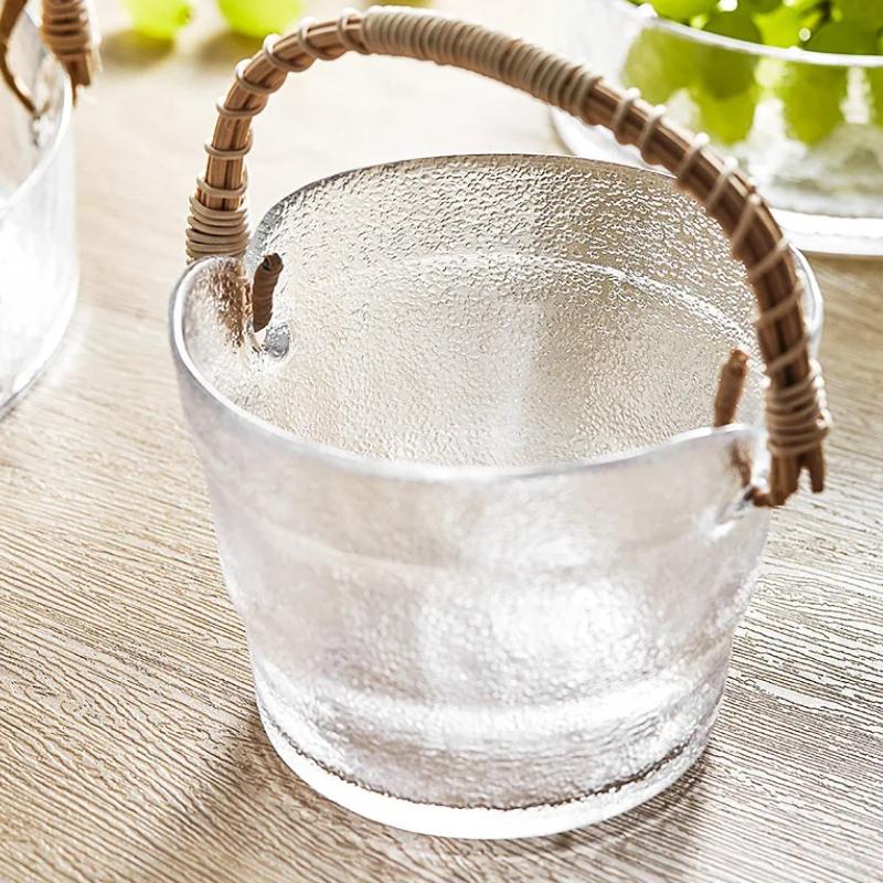 Стеклянная тарелка Салатница Корзина для фруктов Ведерко для льда Поднос для закусок Десертница Форма для хлеба Фруктовые миски Тарелки