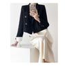 Французское элегантное пальто для женщин весна и осень новый стиль корейский стиль ниша темперамент светская львица маленькие блейзеры топ для верхней одежды