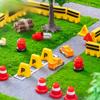 Micro-landscape Car Vehicle Signs Landscaping Sand Table Decorations Accessories Miniature Scene Small Ornaments