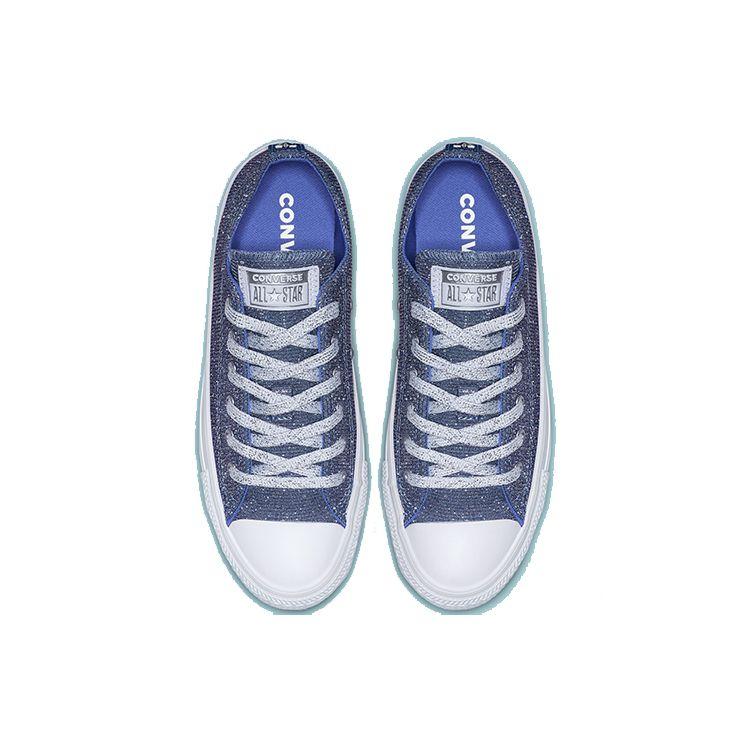Converse Chuck Taylor All Star Starware Низкие Повседневные Удобные Низкие Кеды из Канваса Женские кроссовки Синий 564916C