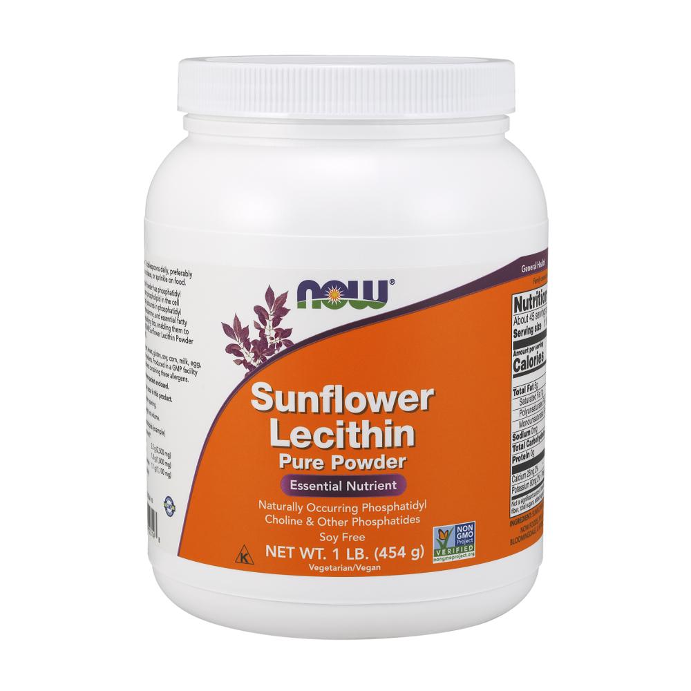 Sunflower Lecithin Pure Powder, 1 Lb