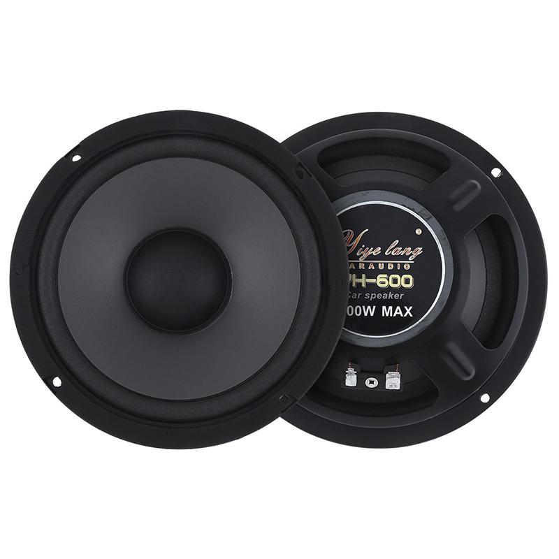 Yh-600 6-дюймовый динамик Автомагнитола Аудио Коаксиальный динамик Аудио 600 Вт Автомобильные аудиоаксессуары Полный диапазон