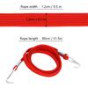 DUUTI Luggage Strap Stretch Elastic Tension Belts with Hooks Bikes Rope Outdoor Hanging (Red)