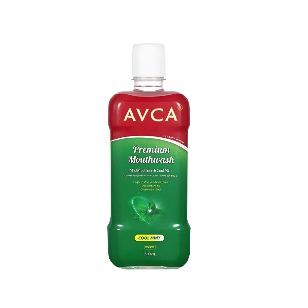 AVCA Mild Cool Mint Mouthwash Fresh Breath Oral Rinse 800ml