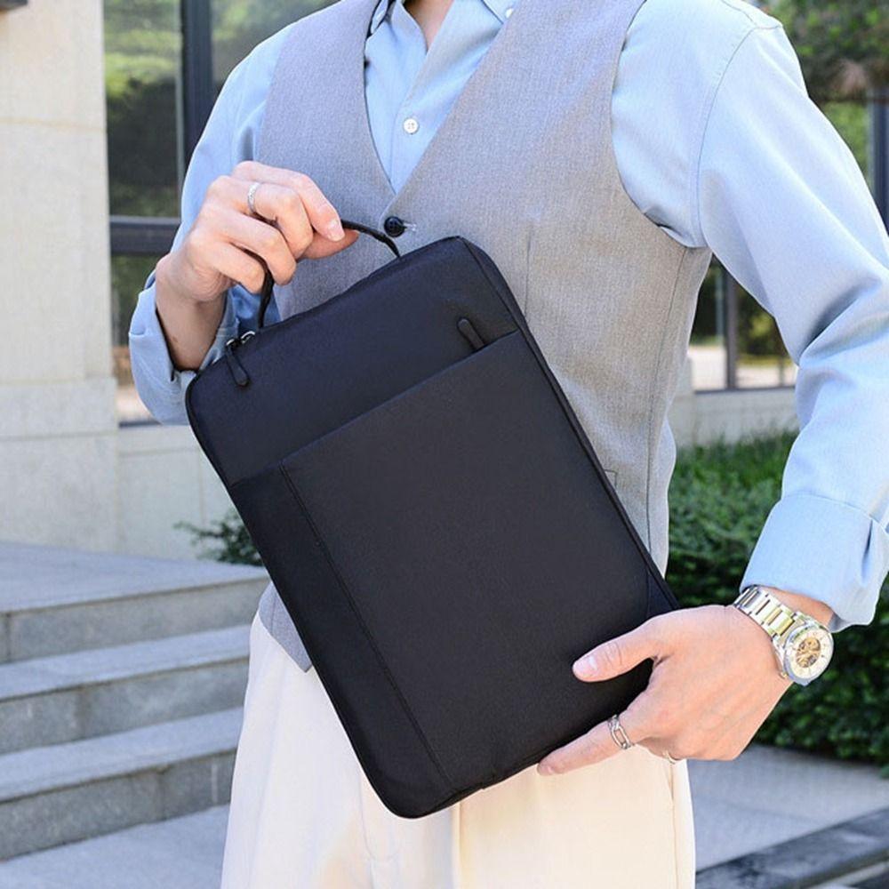 Wateproof Tablet Sleeve Bag Oxford Cloth Laptop Briefcase Durable Hand Bag for Home