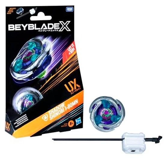 Beyblade X Shadow Ninja 1-80MN UX Starter Pack Set Defense Type Top Launcher Authentic Takara Tomy Battle Tops Game Toy Boys Girls 8+