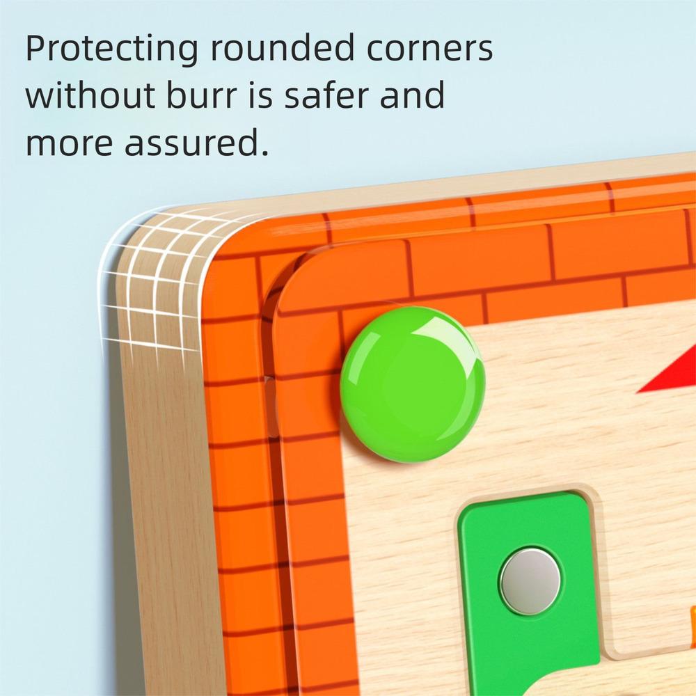 Montessori Toys, Magnetic Color and Number Maze, Wooden Toys for Kids Ages 2 To 8, Fine Motor Skills Toys for Boys and Girls