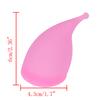 Reusable Medical Silicone Soft Menstrual Women Period Cup Size Small Large Pads